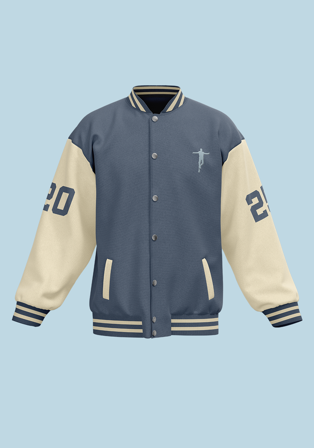 CHAQUETA VARSITY SANZ - AZUL