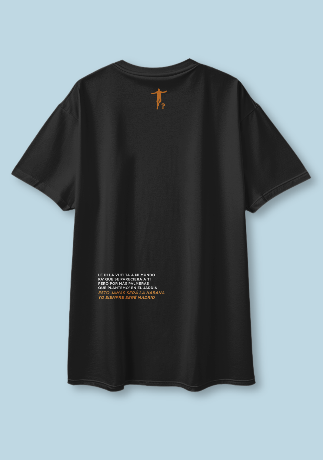TSHIRT NEGRA EDICIÓN “PALMERAS EN EL JARDÍN”